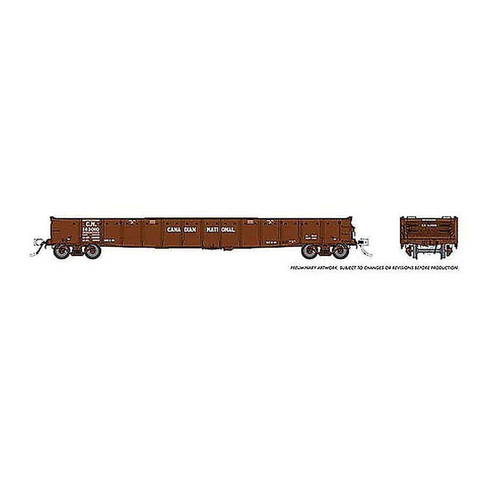 rapido trains 50048 ho scale cn 526 gondola 6 pack