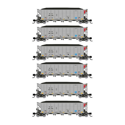 rapido trains 538039 n scale xclx autoflood 6 pk 2