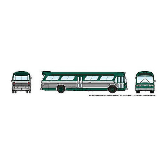rapido trains 573004 n scale ny grn new look bus