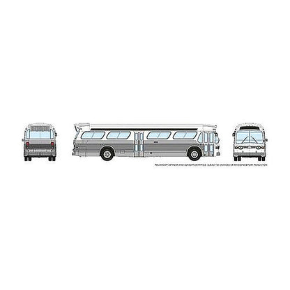 rapido trains 573098 n scale gen new look bus white
