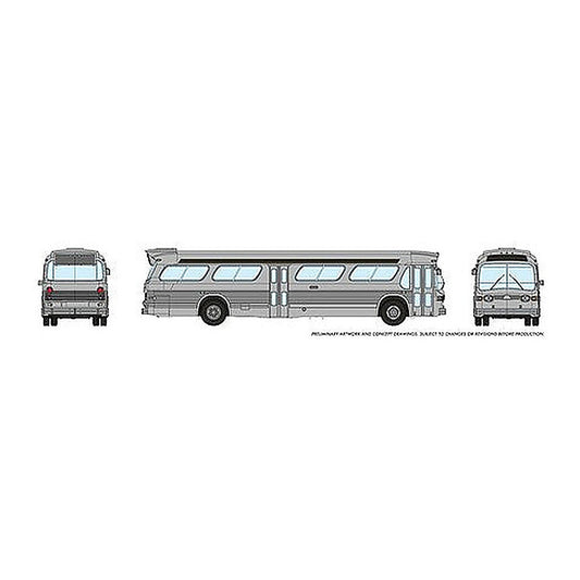 rapido trains 573099 n scale gen new look bus silver