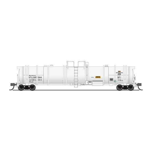 broadway limited 3827 n cryogenic tank car utlx white 2pk