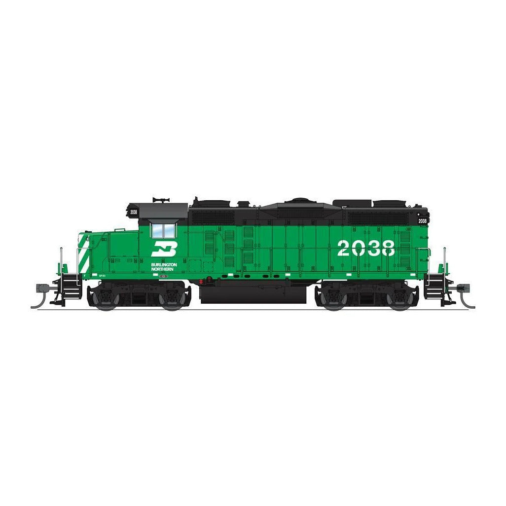 broadway limited 4267 ho emd gp20 bn 2038 w sd