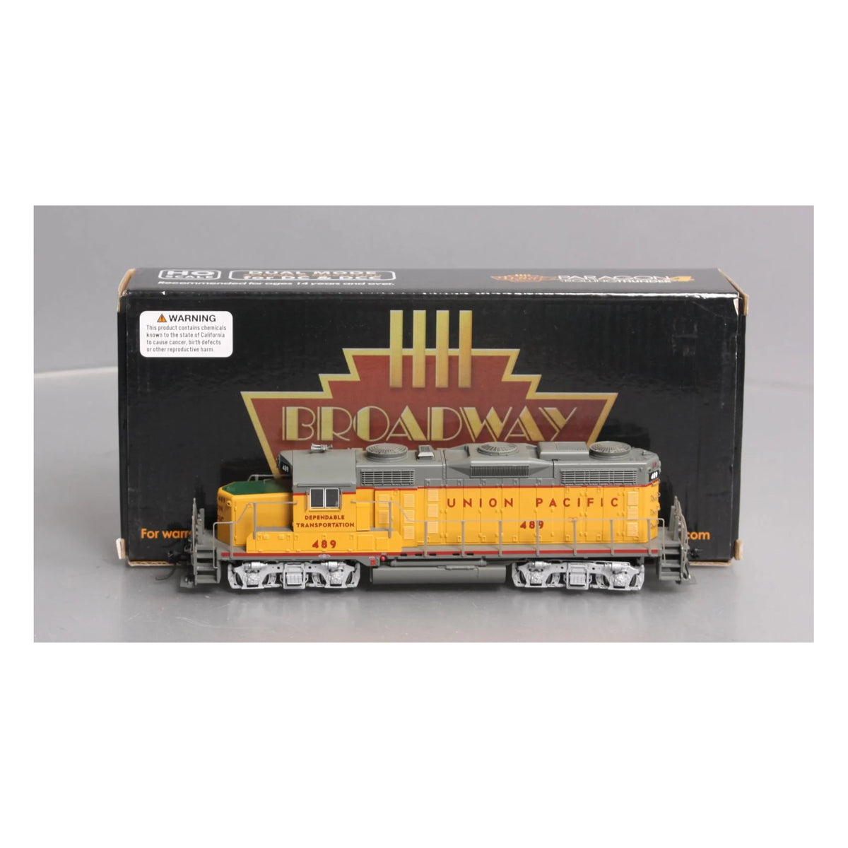 broadway limited 4278 ho emd gp20 up 489 w sd