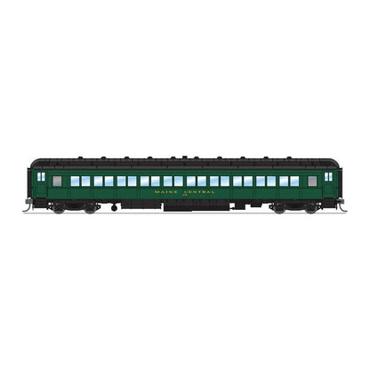 broadway limited 6446 ho 80pass coach grn gld mec 1pk