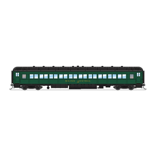 broadway limited 6446 ho 80pass coach grn gld mec 1pk