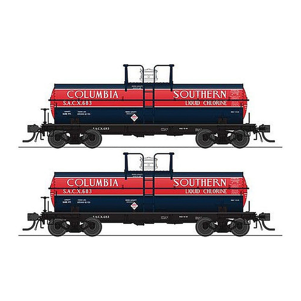 broadway limited 6460 ho 6000gal tank cs 2pk