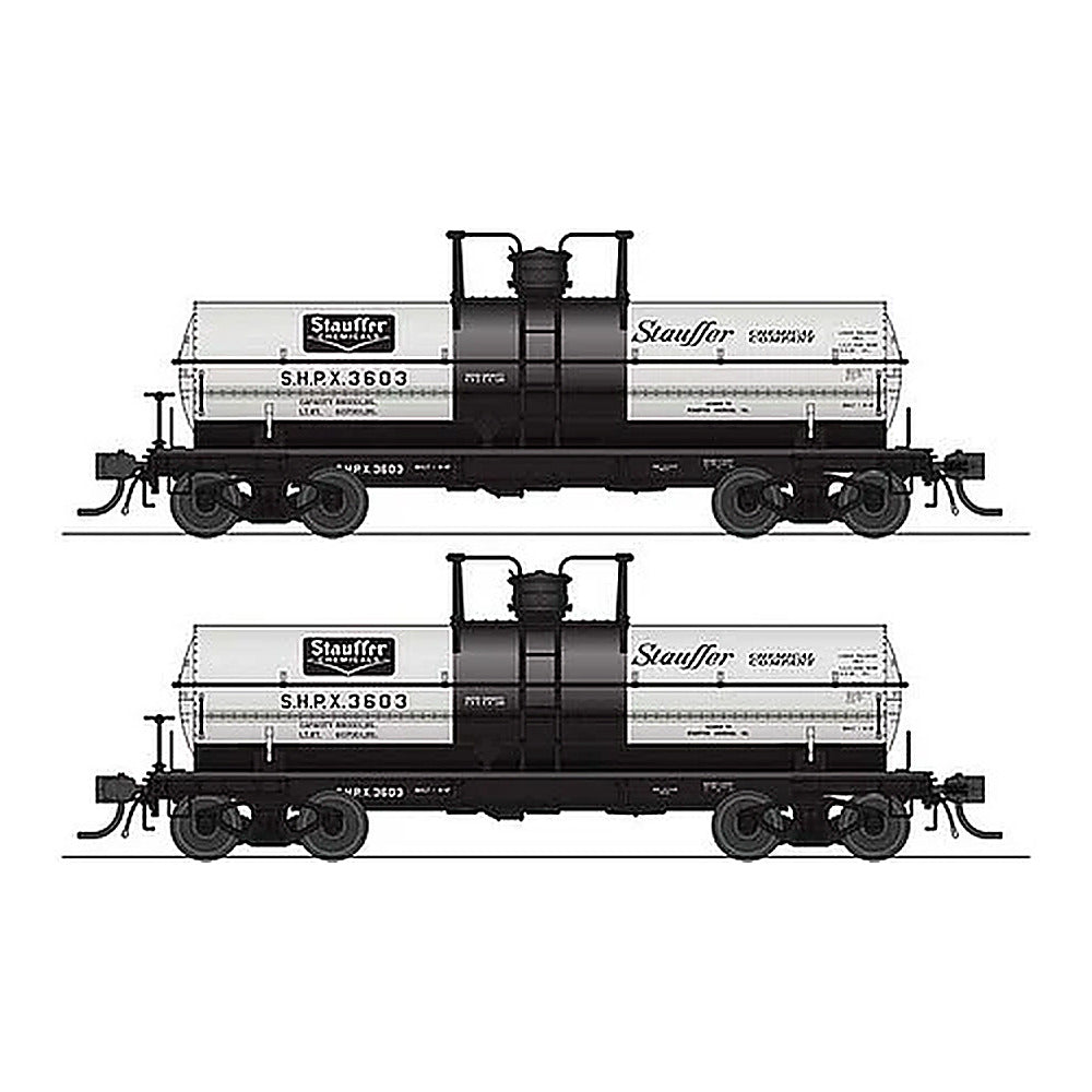 broadway limited 6467 ho 6000gal tank stauffer 2pk