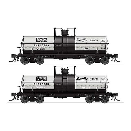 broadway limited 6467 ho 6000gal tank stauffer 2pk