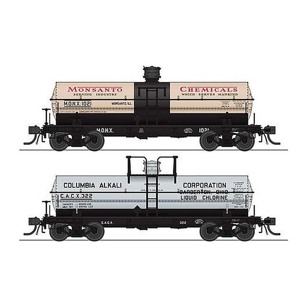 broadway limited 6470 ho 6000gal tank variety set a 2pk