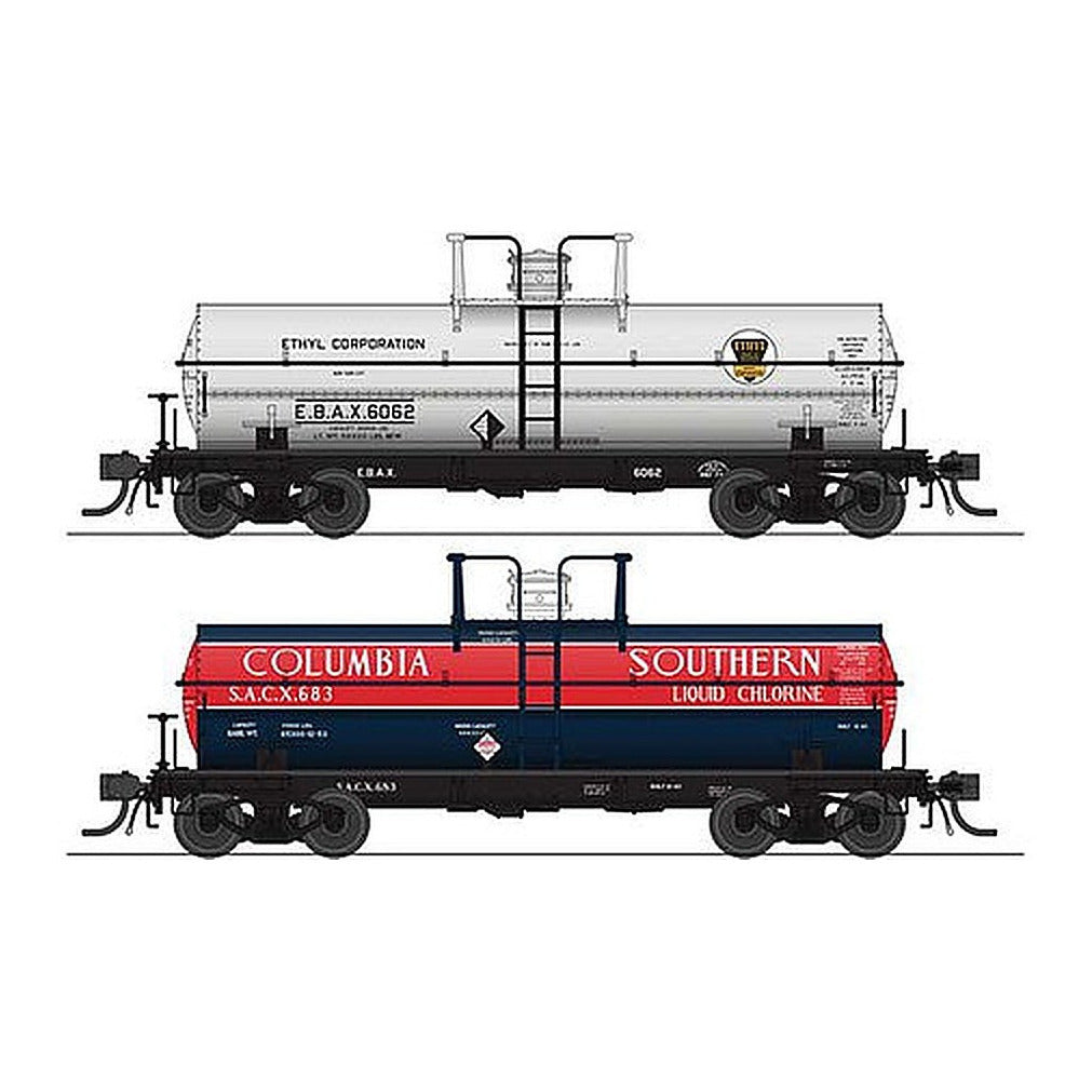 broadway limited 6474 ho 6000gal tank variety set e 2pk