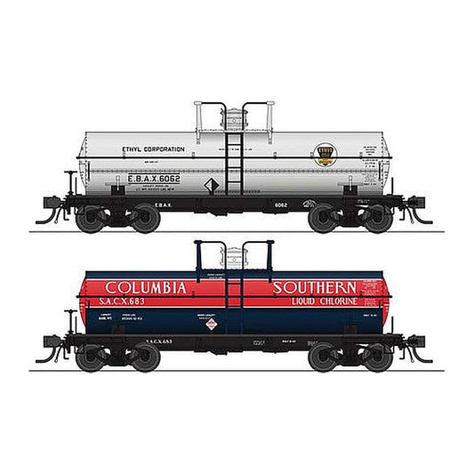 broadway limited 6474 ho 6000gal tank variety set e 2pk