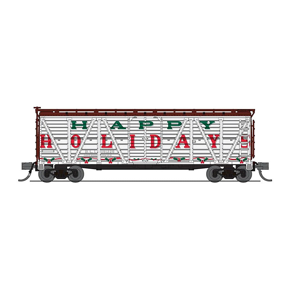 broadway limited 6587 n stock car w happy holiday sounds