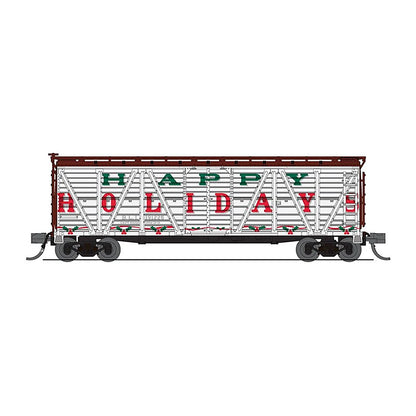 broadway limited 6587 n stock car w happy holiday sounds