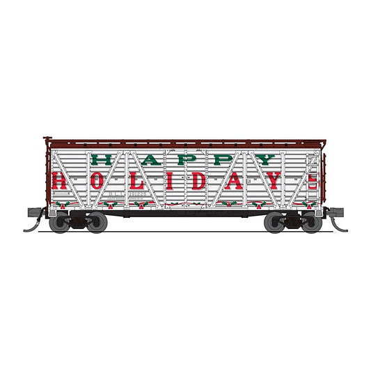 broadway limited 6587 n stock car w happy holiday sounds