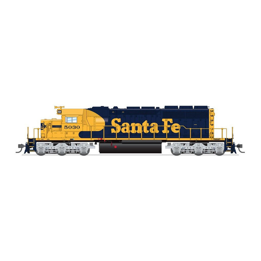 broadway limited 6775 ho emd sd40 2 atsf 5056 p4 yellow bonne