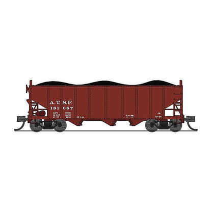 broadway limited 7151 n n w 3bay hopper atsf 2pk b