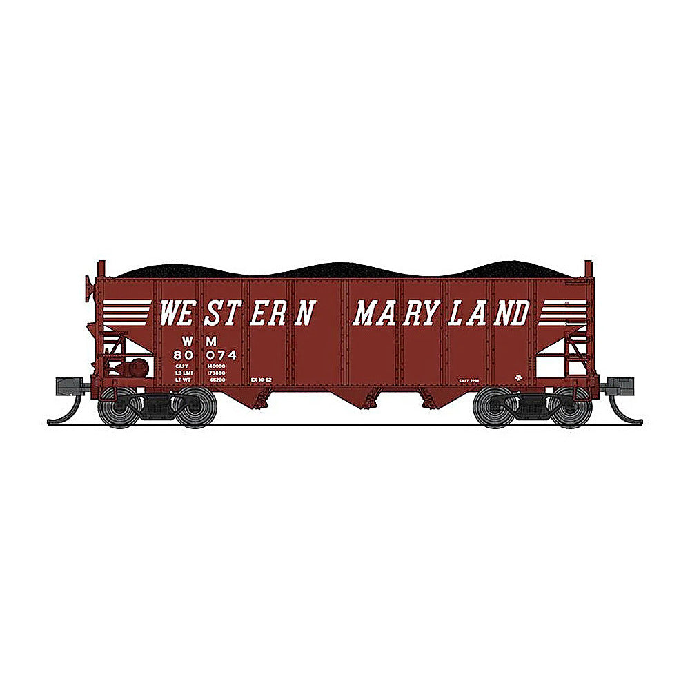 broadway limited 7156 n n w 3bay hopper wm 2pk a