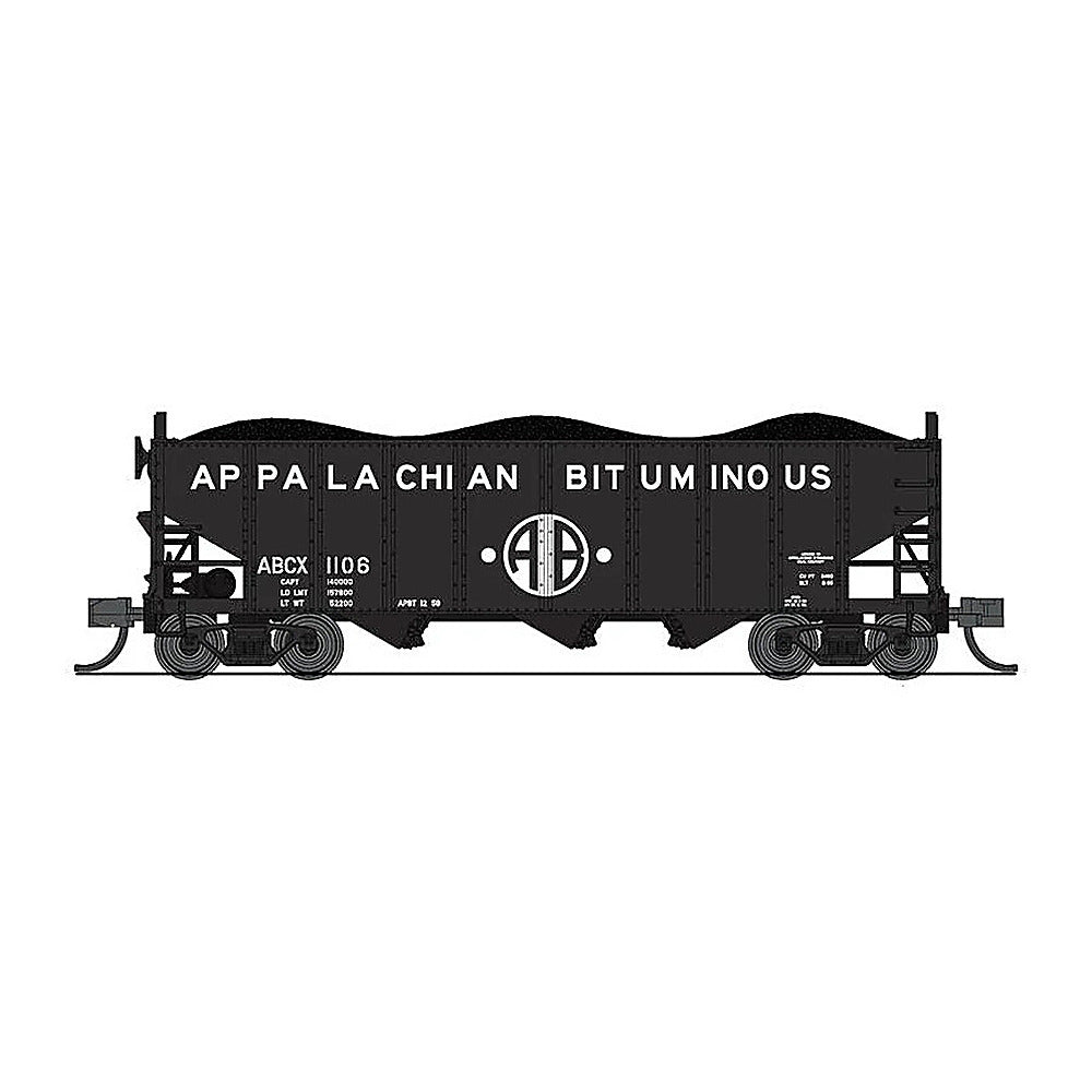 broadway limited 7159 n n w 3bay hopper ab 2pk b