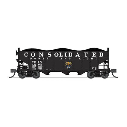 broadway limited 7160 n n w 3bay hopper cp l 2pk a