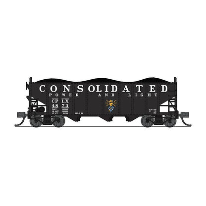 broadway limited 7161 n n w 3bay hopper cp l 2pk b