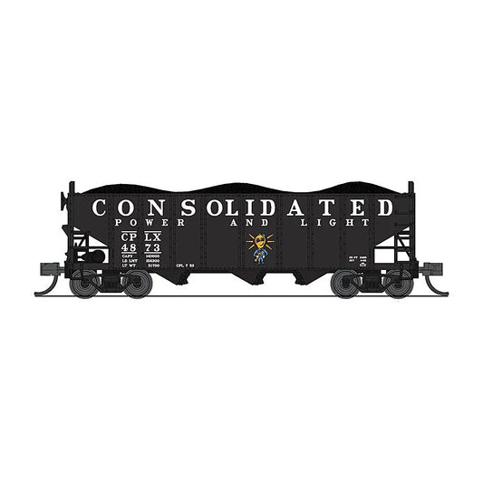 broadway limited 7161 n n w 3bay hopper cp l 2pk b