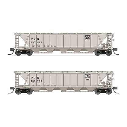 broadway limited 7254 n h32 cvd hopper prr 2pk gray