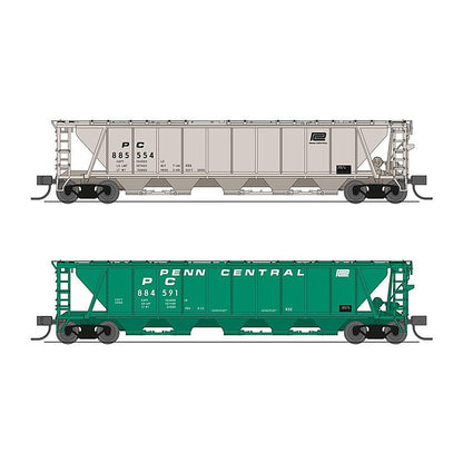 broadway limited 7257 n h32 cvd hopper pc 2pk