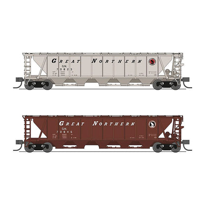 broadway limited 7261 n h32 cvd hopper gn 2pk