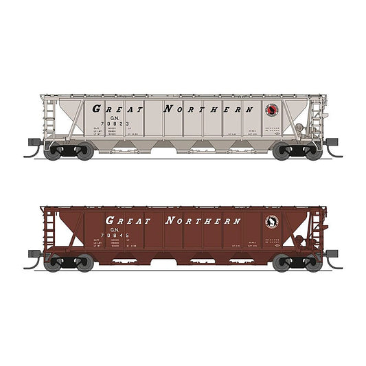 broadway limited 7261 n h32 cvd hopper gn 2pk