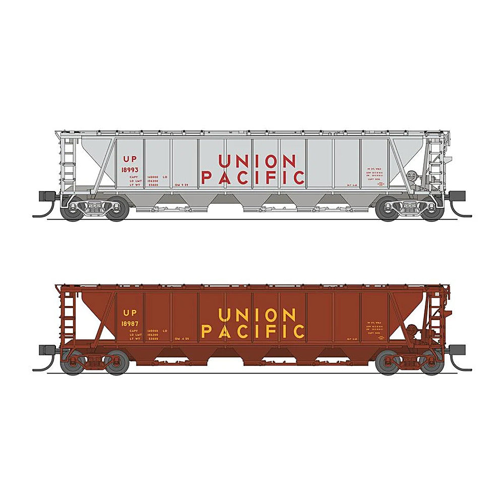 broadway limited 7263 n h32 cvd hopper up 2pk