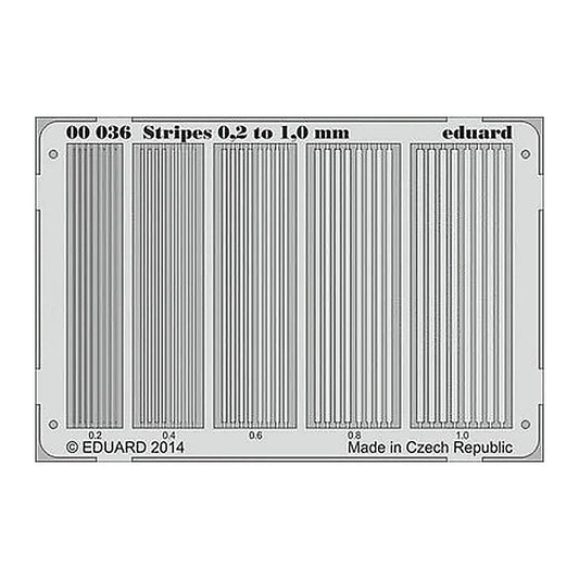 eduard 00036 stripes 0 2 to 1 mm