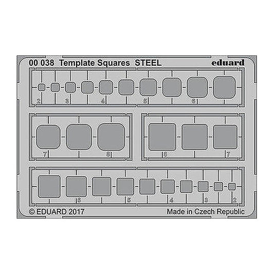 eduard 00038 template squares steel