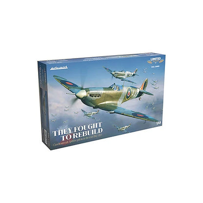 eduard 11180 1 48 spitfire le set they fought to rebuild plastic