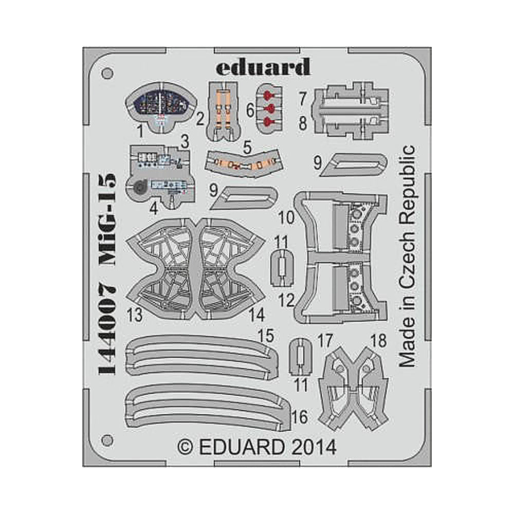 eduard 144007 1 144 mig 15 for edu pre painted