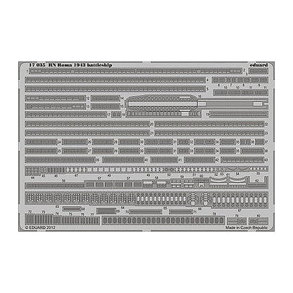 eduard 17035 1 700 rn roma 1943 for trp photo etch detail set