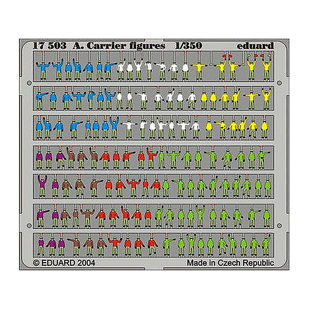 eduard 17503 1 350 aircraft carrier figures pre painted
