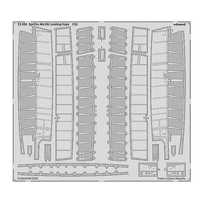 eduard 23038 1 24 spitfire mk ixc landing flaps for airfix