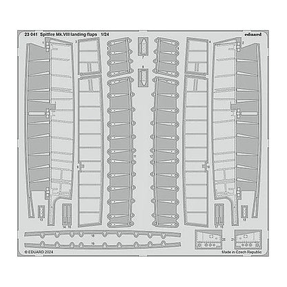 eduard 23041 1 24 spitfire mk viii landing flaps photo etched set for