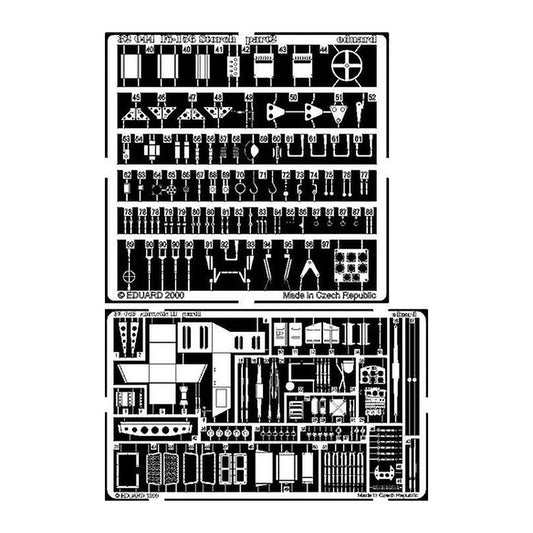 eduard 32044 1 32 for hsg photo etch detail set