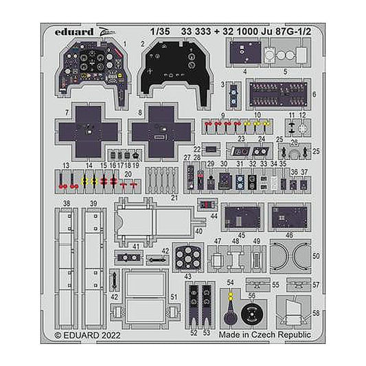 eduard 321000 1 35 ju 87g 1 2 for border model