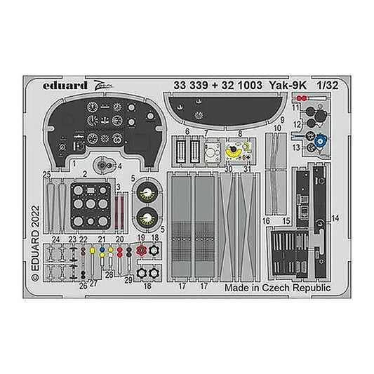 eduard 321003 1 32 yak 9k icm