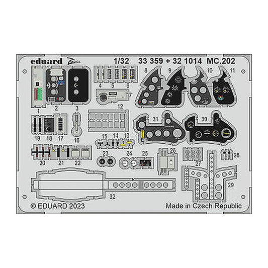 eduard 321014 1 32 mc 202 321014