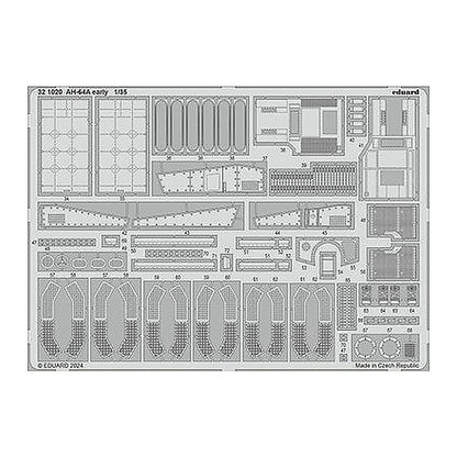eduard 321020 1 35 ah 64a early photo etched set for trumpeter