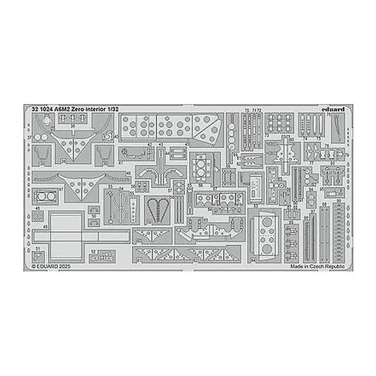 eduard 321024 1 32 zero interior photo etch