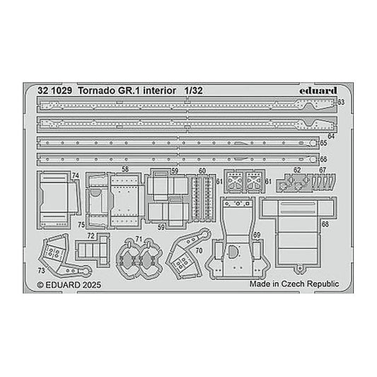 eduard 321029 1 32 tornado gr 1 interior photo etched set for italeri