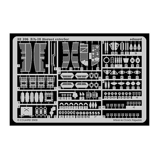 eduard 32106 1 32 f a 18 exterior for academy