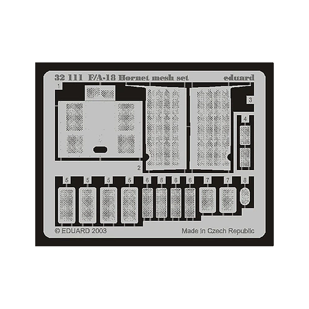 eduard 32111 1 32 f a 18 hornet mesh set for academy