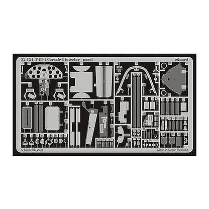 eduard 32124 1 32 f 4u4 interior for trumpeter