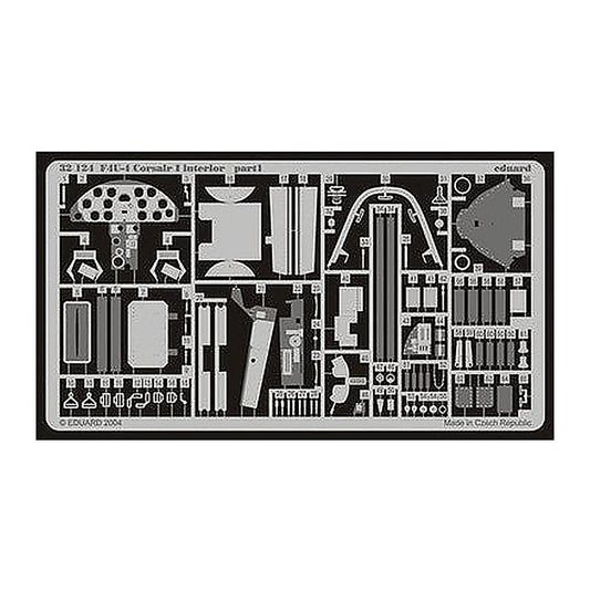 eduard 32124 1 32 f 4u4 interior for trumpeter